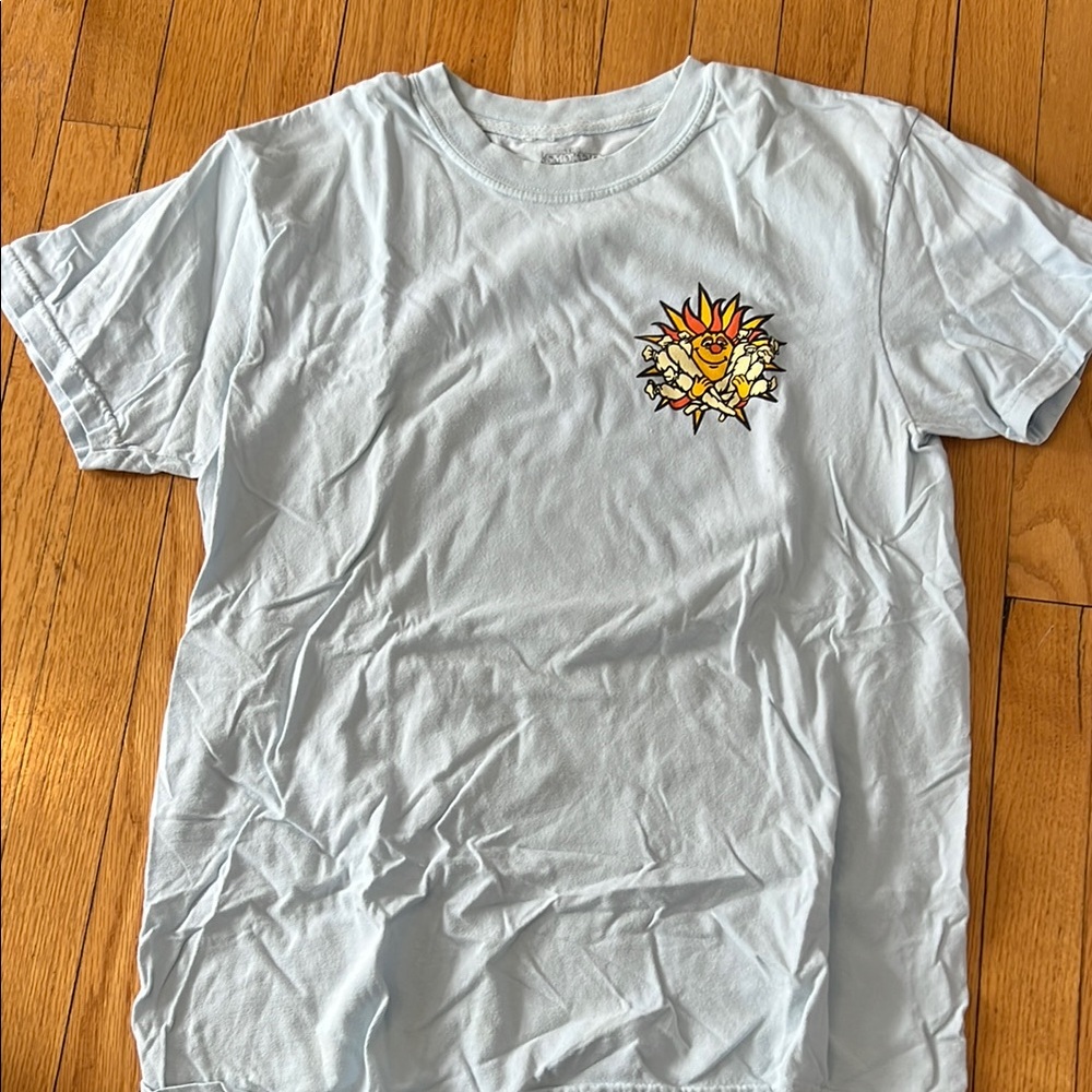 Light Blue Graphic T-Shirt